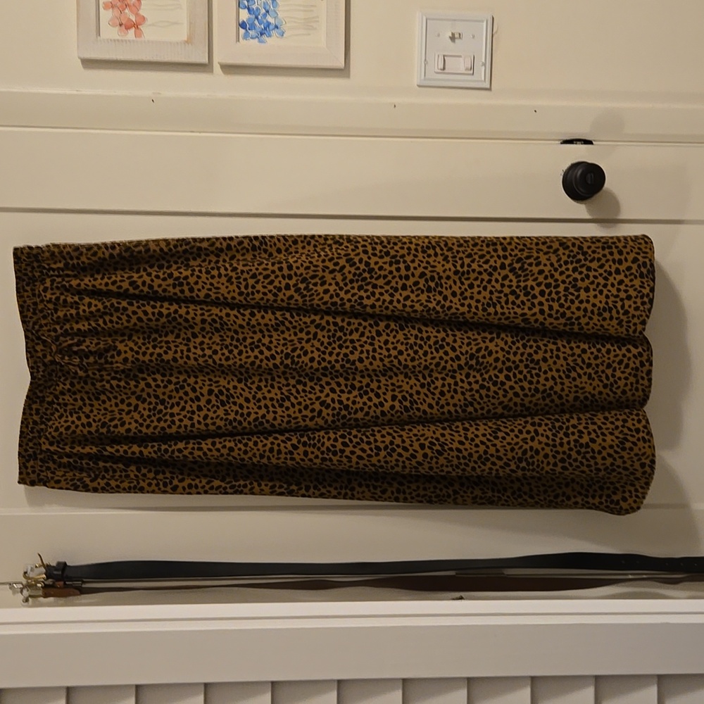 Animal Print Maxi Skirt
